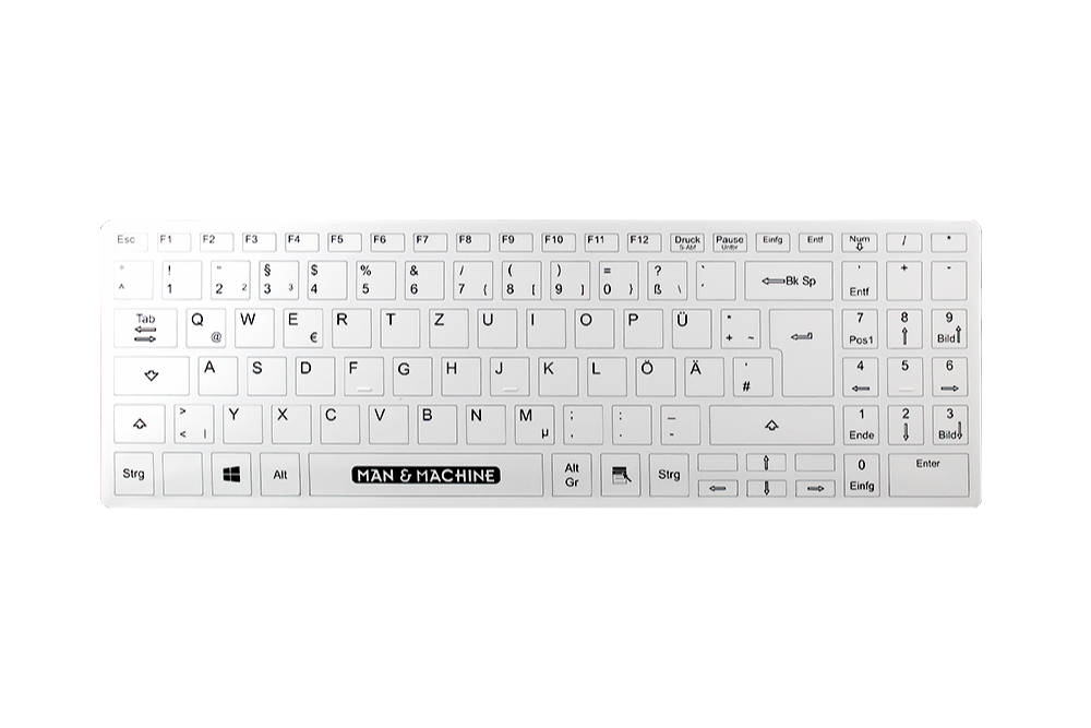 Man & Machine It's Cool Flat Tastatur (DE)