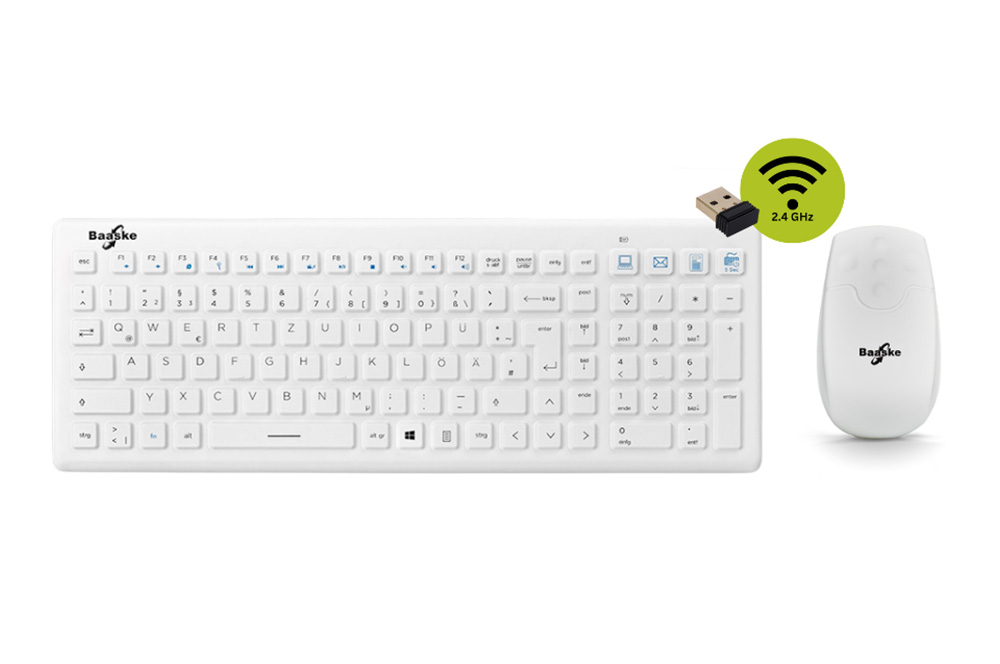 Baaske Funk Tastatur & Maus Set