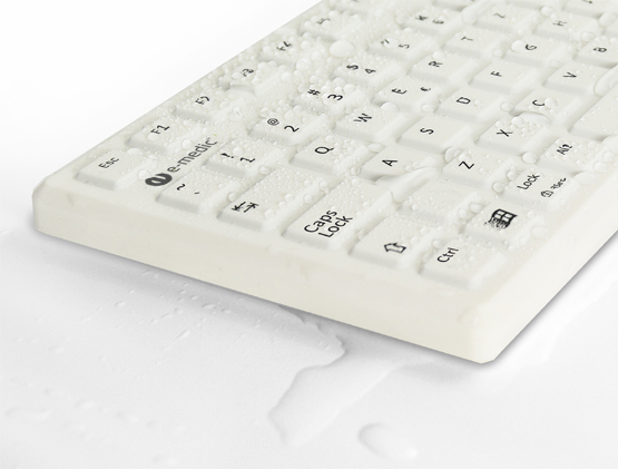 desinfizierbare-abwaschbare-medizinische-Tastatur_e-medic_ST_US